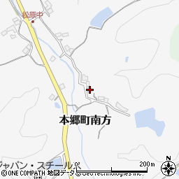 広島県三原市本郷町南方1314周辺の地図