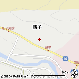 奈良県吉野郡吉野町新子433周辺の地図