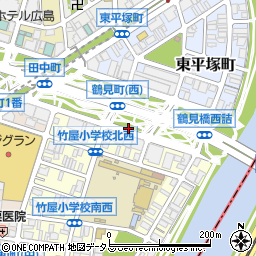 鶴見町２駐車場周辺の地図