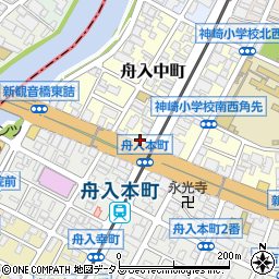 舟入戸倉ビル周辺の地図
