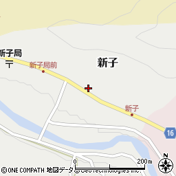 奈良県吉野郡吉野町新子395周辺の地図