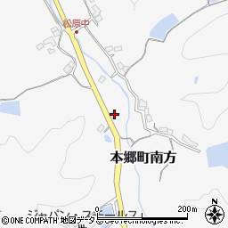 広島県三原市本郷町南方1326周辺の地図