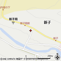 奈良県吉野郡吉野町新子364周辺の地図