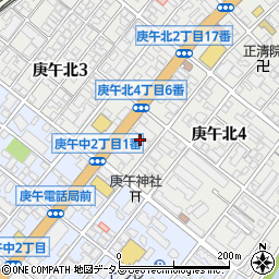 高齢者専用賃貸住宅メリィハウス庚午北町周辺の地図