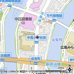中島小学校前周辺の地図
