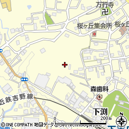 奈良県吉野郡大淀町下渕周辺の地図
