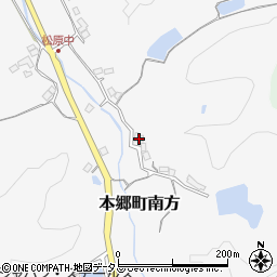 広島県三原市本郷町南方1316周辺の地図