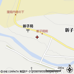 奈良県吉野郡吉野町新子334周辺の地図
