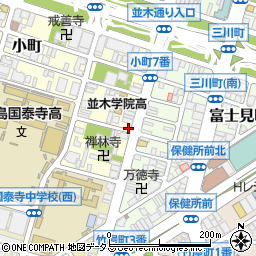 田舎屋弁当　小町店周辺の地図