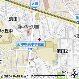 中国新聞　有限会社府中南販売所周辺の地図
