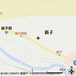 奈良県吉野郡吉野町新子374周辺の地図