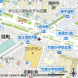 セブンイレブン広島宝町店周辺の地図