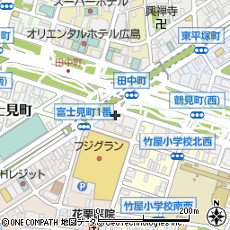 戸田建設株式会社広島支店　土木部周辺の地図