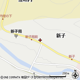 奈良県吉野郡吉野町新子362周辺の地図