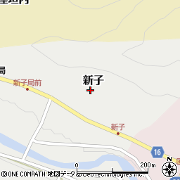奈良県吉野郡吉野町新子411周辺の地図