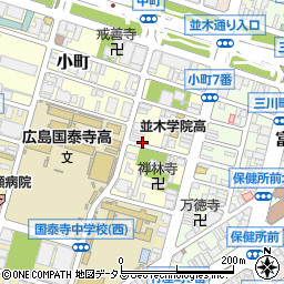 リパーク広島小町第４駐車場周辺の地図