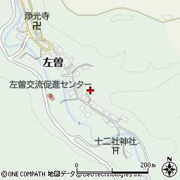 奈良県吉野郡吉野町左曽646周辺の地図