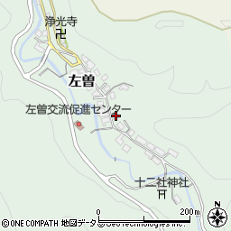 奈良県吉野郡吉野町左曽854周辺の地図