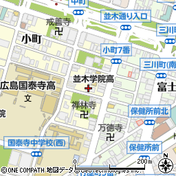 広島アニマルケア専門学校　トリミング受付・予約窓口周辺の地図