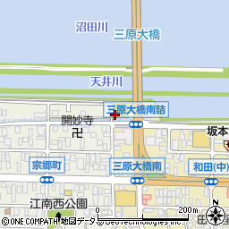 江南北公園トイレ周辺の地図