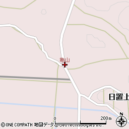 亀山周辺の地図