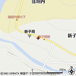 奈良県吉野郡吉野町新子328周辺の地図