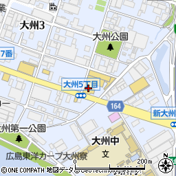 株式会社広島マツダ　本社・受付営業推進部車両業務Ｇｒ周辺の地図