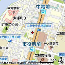 鯉城通り周辺の地図
