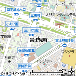 あなぶきパーク富士見町第３駐車場周辺の地図
