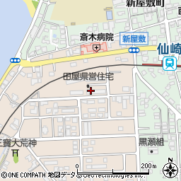 県営田屋団地周辺の地図