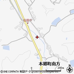 広島県三原市本郷町南方1446周辺の地図