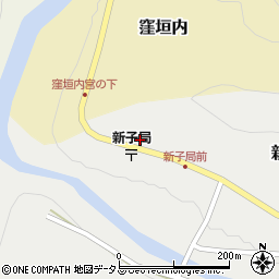 奈良県吉野郡吉野町新子309周辺の地図