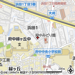 〒735-0013 広島県安芸郡府中町浜田の地図