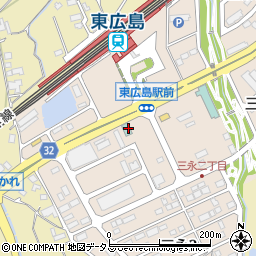 東横ＩＮＮ東広島駅前周辺の地図