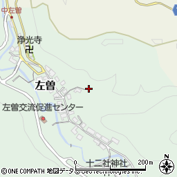 奈良県吉野郡吉野町左曽826-1周辺の地図