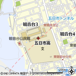 広島県立五日市高等学校周辺の地図