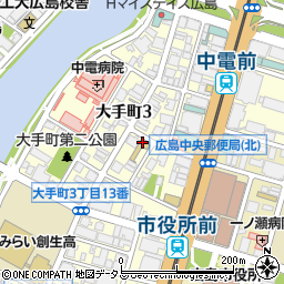 広島市私立保育園協会　保育園ゆりかご電話相談受付周辺の地図