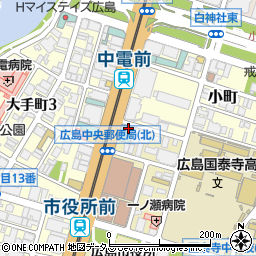 読売新聞広島総局周辺の地図