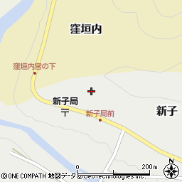 奈良県吉野郡吉野町新子313周辺の地図