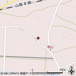 山口県長門市日置上亀山周辺の地図