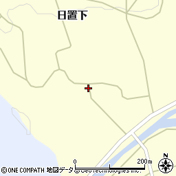 山口県長門市日置下798-1周辺の地図