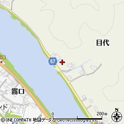 山口県萩市椿東目代243周辺の地図