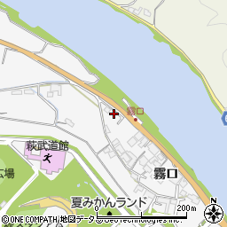 山口県萩市椿164周辺の地図