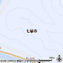 島根県吉賀町（鹿足郡）七日市周辺の地図