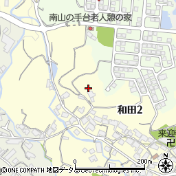 大阪府泉南郡熊取町和田2丁目12周辺の地図