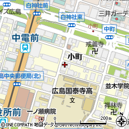 ウィークリーイン広島　平和通り周辺の地図
