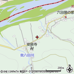 奈良県吉野町（吉野郡）六田周辺の地図