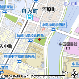 広島県広島市中区河原町15周辺の地図