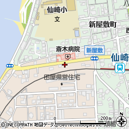 斉木病院前周辺の地図