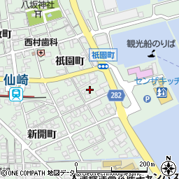 大津貨物株式会社　仙崎店周辺の地図